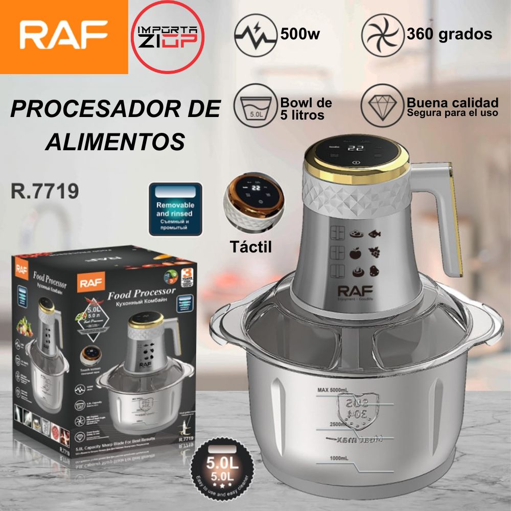 Procesador de Alimentos RAF R7719 – 5 Litros