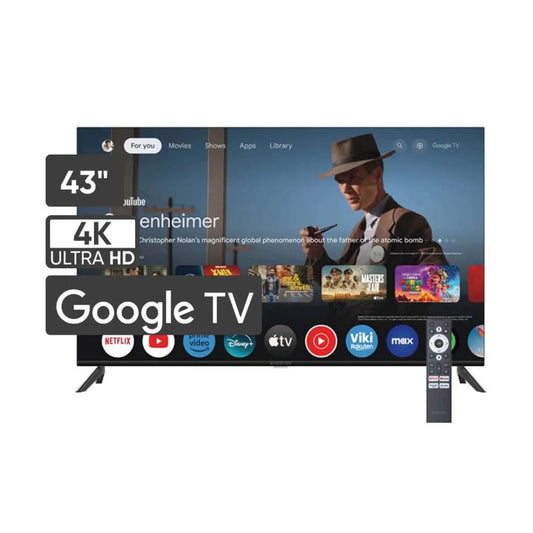 Televisor FHD BLACKLINE de 43" con Google TV