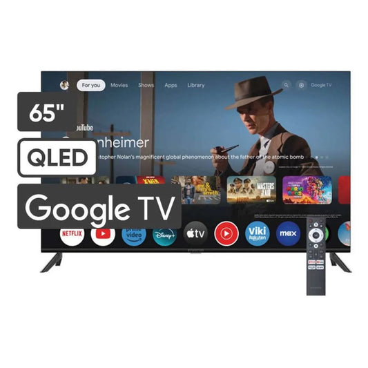 Televisor QLED BLACKLINE de 65" con Google TV