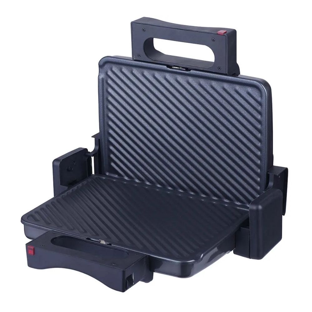 Parrilla Grill para Panini Blackline con Placas Antiadherentes 2000 W