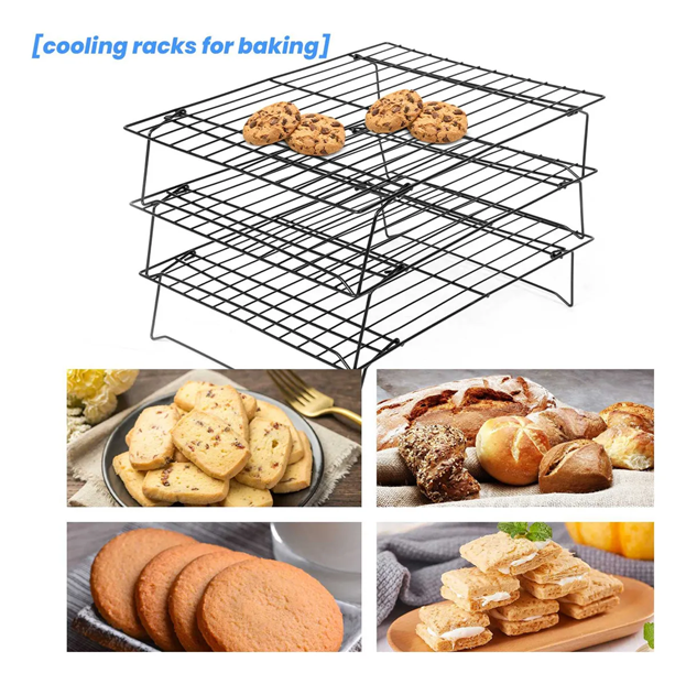 Rejillas Plegables de Enfriamiento para Galletas y Alimentos