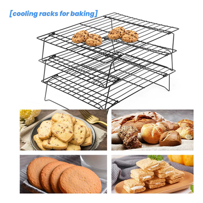 Rejillas Plegables de Enfriamiento para Galletas y Alimentos