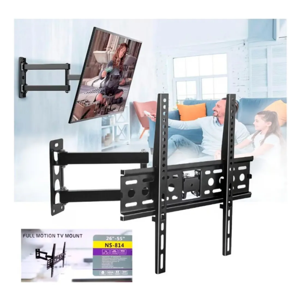 Rack Movil Giratorio Para Tv Led 26 - 55 Pulgadas