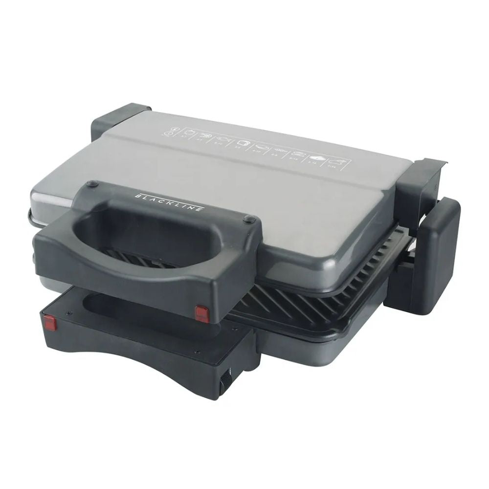 Parrilla Grill para Panini Blackline con Placas Antiadherentes 2000 W
