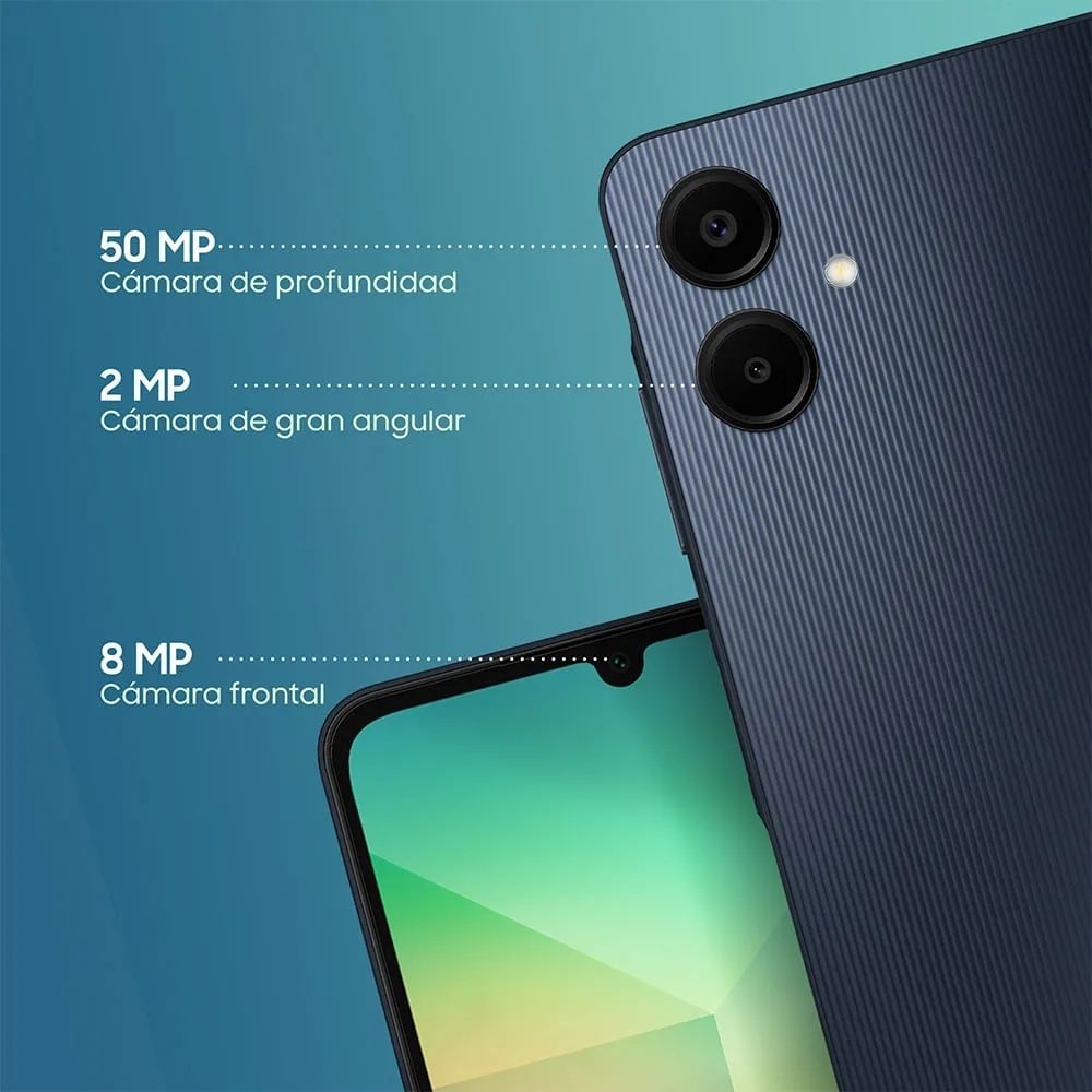 Celular Samsung Galaxy A06 128GB 4GB RAM Negro