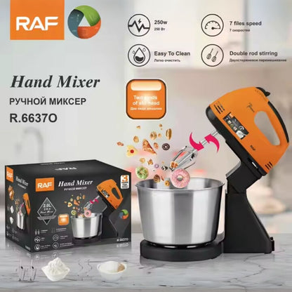Batidora RAF R 6637 con 7 Velocidades y Bowl Inoxidable