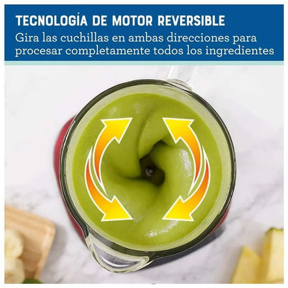 Licuadora Oster con Motor Reversible Vaso de Vidrio