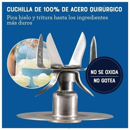 Licuadora Oster con Motor Reversible Vaso de Vidrio