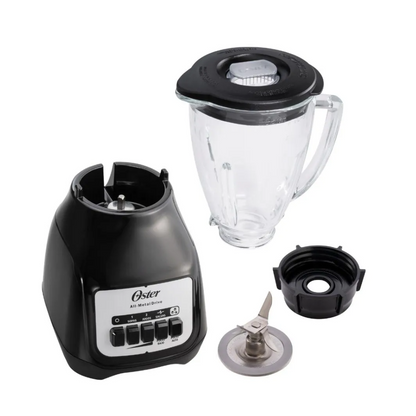 Licuadora Oster de 1.5L Vaso de vidrio Motor de 800 W Negro