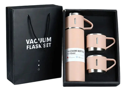 Termo De Acero Inoxidable Set De 3 Tazas