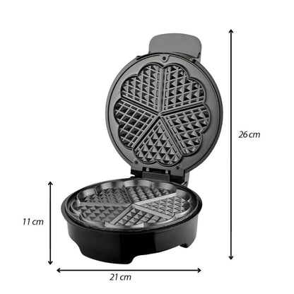 Waflera Blackline WF-906 | Waffles en Forma de Corazón