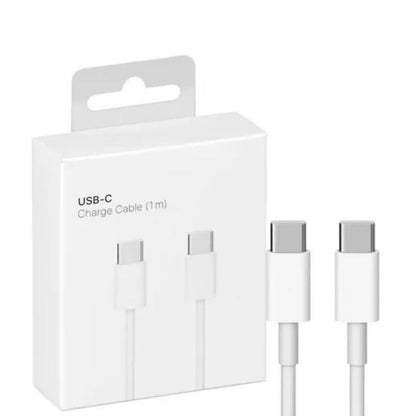 Cable USB-C a USB-C de 1 Metro | Carga Rápida y Transferencia de Datos