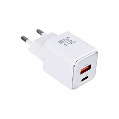 Cargador USAMS US-CC189 30W | Carga Rápida USB-C PD DOBLE PUERTO